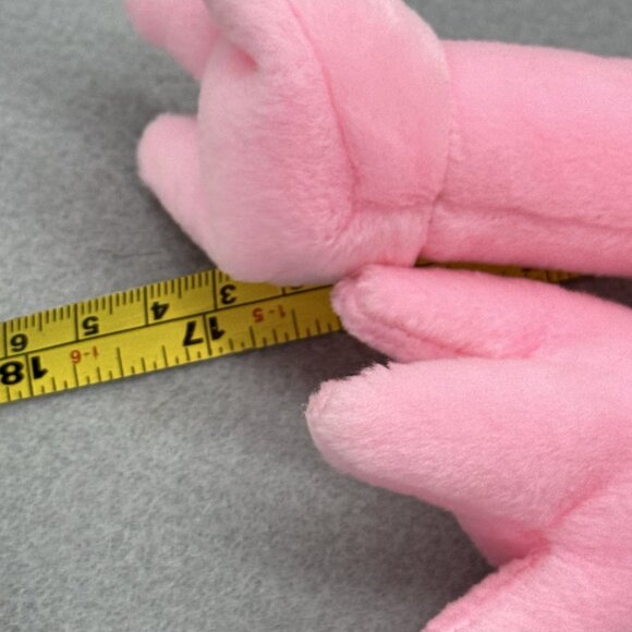 Pinky Flamingo Plush 1998 17" Bird Stuffed Toy Vintage TY Beanie Buddy - Picture 10 of 11